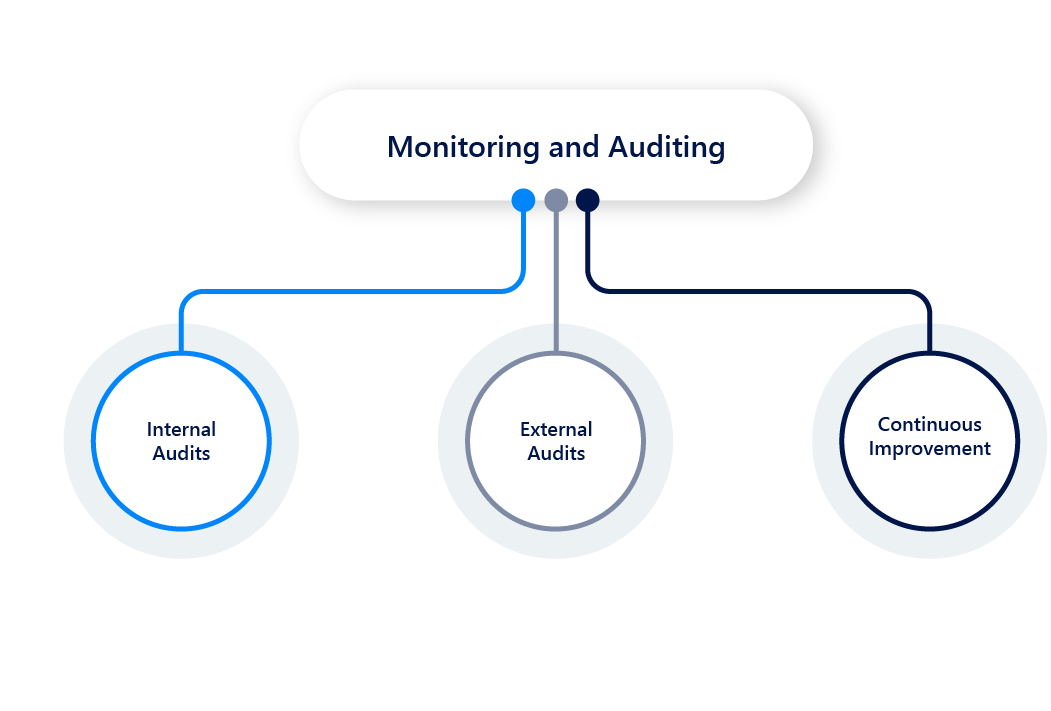 Components of a Cybersecurity Compliance Program monitoring and auditing